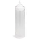 Tablecraft Natural Standard Tip Wide Mouth Squeeze Dispenser, 12 Ounce -- 36 per case