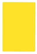 Tablecraft Polyethylene Yellow Cutting Board, 15 x 20 inch.