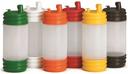 Tablecraft Safer Food Solutions Assorted Low Profile Pourmaster Dispenser -- 12 per case