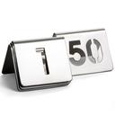 Tablecraft 1 to 50 Number Cut Out Tents, 2.5 x 2 inch -- 4 per case.