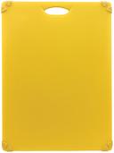 Tablecraft Grippy Yellow Cutting Board, 18 x 24 x 1/2 inch -- 6 per case