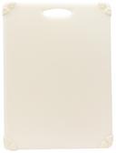 Tablecraft Grippy White Cutting Board, 15 x 20 x 1/2 inch -- 6 per case