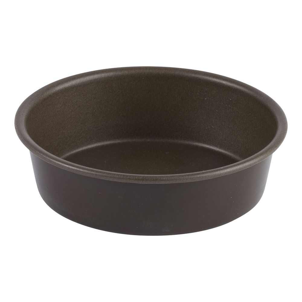 Gobel Non Stick Round Plain Cake Mold with Edges, 9.3 inch x 2 inch Height Cavity