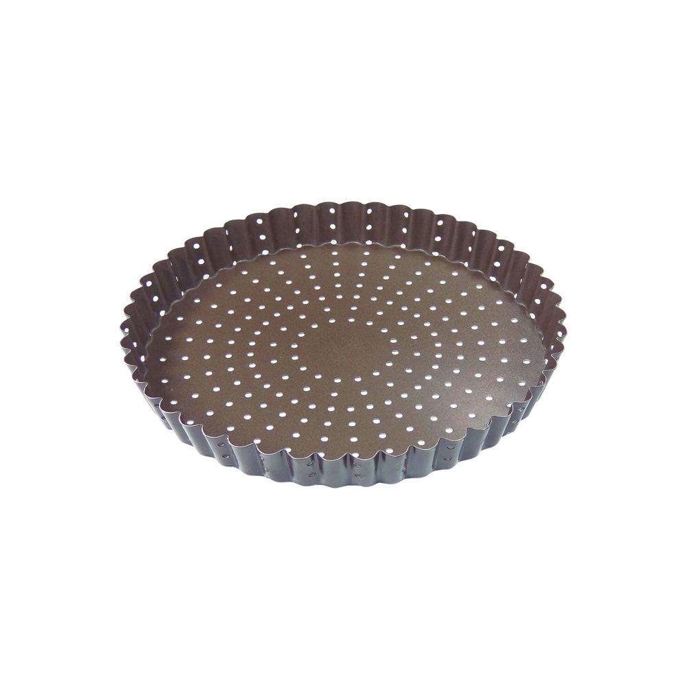 Gobel Non Stick Perforated Fluted Tart Mold, 220 Millimeter Dia x 25 Millimeter