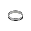 Gobel Stainless Steel Tart Ring with Rolled Edges, 7.5 inch Diameter