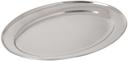 Winco Heavy Stainless Steel Oval Platter, 14 x 8 3/4 inch -- 10 per case