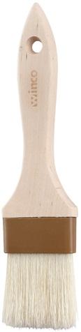Winco Boar Bristle Pastry/Basting Flat Brush, 2 inch -- 12 per case