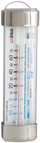 Winco Refrigerator/Freezer Thermometer with Suction Cup -- 12 per case