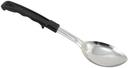 Winco Stainless Steel Solid Basting Spoon with Stop Hook Polypropylene Handle, 11 inch -- 12 per case