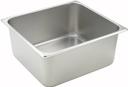 Winco 25 Gauge Stainless Steel Straight Sided Steam Pan, 6 inch Depth -- 6 per case