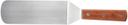 Winco Flexible Offset Turner with Wooden Handle, 8 1/4 x 2 7/8 inch Blade -- 12 per case