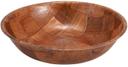 Winco Woven Wooden Salad Bowl, 8 inch -- 12 per case