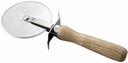 Winco 4 inch Pizza Cutter with Wooden Handle -- 12 per case