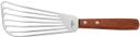Winco Wooden Handle Fish Spatula, 6 3/4 x 3 1/4 inch Blade -- 12 per case