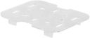Winco Polycarbonate Sixth Size Drain Shelf, 4 7/16 x 4 1/4 inch -- 20 per case