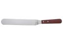 Winco Wooden Handle Offset Spatula, 8 3/8 x 1 1/2 inch -- 12 per case