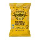 The Good Crisp Company Cheddar Sour Cream Crinkle Cut Potato Chips, 5.5 Ounce -- 12 per case