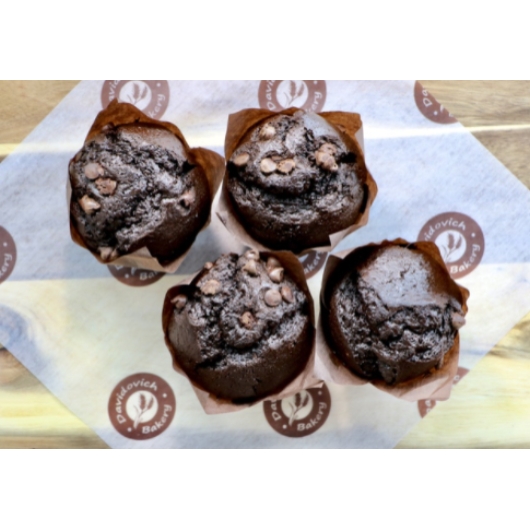 Davidovich Double Chocolate Chip Muffin, 4.75 Pound