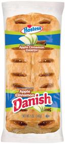 Hostess Single Serve Apple Cinnamon Danish, 5 Ounce -- 36 per case