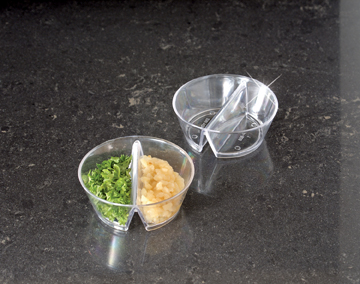 Small Wonders Clear Duplex Bowl -- 200 per case.