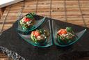 Small Wonders Clear Petite Aster Dish -- 200 per case.