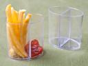 Small Wonders Clear Duo Container -- 200 per case.