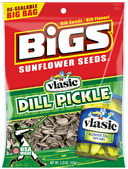 Bigs Vlasic Dill Pickle Sunflower Seed - 12 per pack -- 4 packs per case.