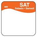 Daymark Saturday Label -- 1000 per case.