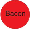 Daymark Red Bacon Deli Label, 1 inch -- 12000 per case