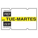Daymark Day Of Week Preparation Use By Tuesday Label, 1000 count