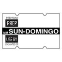 Daymark Day Of Week Preparation Use By Sunday Label, 1000 count