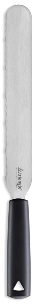 Triangle Stainless Steel Serrated Cake Knife, 9.8 inch Blade Length