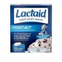 Lactaid Fast Act Lactase Enzyme Supplement Caplets - 12 count per pack -- 36 packs per case