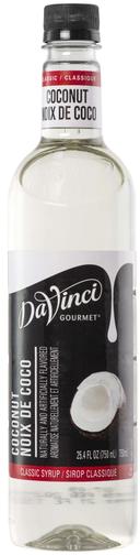 Davinci Gourmet Coconut Flavored Syrup, 750 Milliliter -- 4 per case