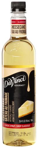 Davinci Gourmet Cheesecake Flavored Syrup, 750 Milliliter -- 4 per case.