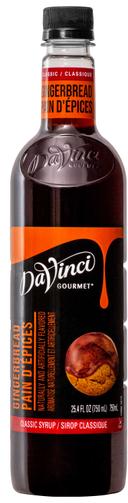 Davinci Gourmet Gingerbread Syrup, 750 Milliliter -- 4 per case