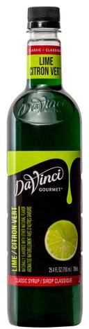 Davinci Gourmet Lime Syrup, 750 Milliliter -- 4 per case