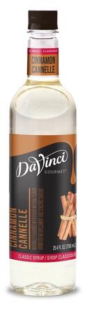 Davinci Gourmet Classic Cinnamon Flavored Syrup, 750 Milliliter Plastic Bottle -- 4 per case