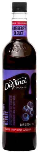 Davinci Gourmet Blueberry Syrup, 750 Milliliter -- 4 per case