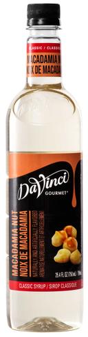 Davinci Gourmet Macadamia Syrup, 750 Milliliter -- 4 per case