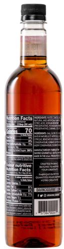 Davinci Gourmet Butter Rum Syrup, 750 Milliliter -- 4 per case