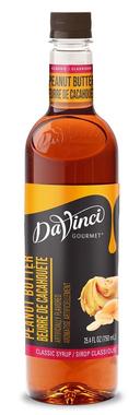 Davinci Gourmet Classic Peanut Butter Syrup, 750 Milliliter Plastic Bottle -- 4 per case