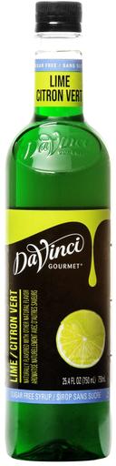 Davinci Gourmet Sugar Free Lime Syrup, 750 Milliliter -- 4 per case