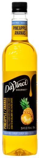 Davinci Gourmet Sugar Free Pineapple Syrup, 750 Milliliter -- 4 per case