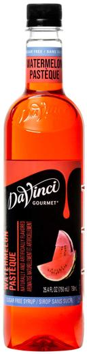 DaVinci Gourmet Sugar Free Watermelon Syrup, 750 Milliliter Plastic Bottle -- 4 per case