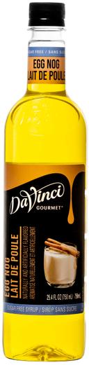 Davinci Gourmet Sugar Free Egg Nog Syrup, 750 Milliliter -- 4 per case