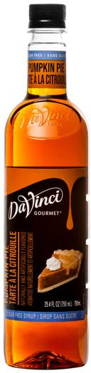 Davinci Gourmet Sugar Free Pumpkin Pie Syrup, 750 Milliliter -- 4 per case