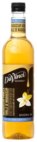 Davinci Gourmet Sugar Free Madagascar Vanilla Syrup, 750 Milliliter -- 4 per case