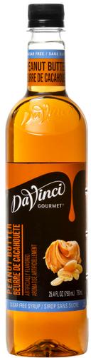 Davinci Gourmet Sugar Free Peanut Butter Syrup, 750 Milliliter -- 4 per case