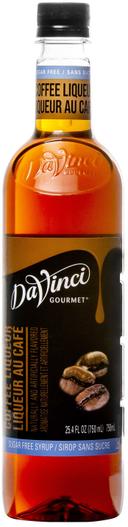 Davinci Gourmet Sugar Free Coffee Liqueur Syrup, 750 Milliliter -- 4 per case.